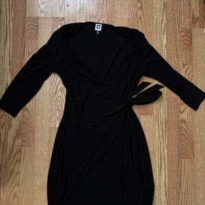 Anne Klein Black Long Sleeve Dress